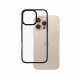 PanzerGlass HardCase Transparent w. Black Frame iPhone 16 Pro Max