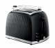 Russell Hobbs Honeycomb Black 2 Slice Toaster