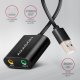 Axagon ADA-12 USB sound card with 15 cm cable and metal body. #2