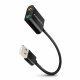 Axagon ADA-12 USB sound card with 15 cm cable and metal body.