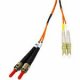 CablesToGo 1m LC/ST LSZH Duplex 62.5/125 Multimode Fibre Patch Cable