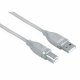 Hama USB Connection Cable A-Plug - B-Plug, grey, 1.8 m