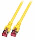 EFB Elektronik RJ45 Patchkabel S/FTP, Cat.6, LSZH, 0.15m, gelb